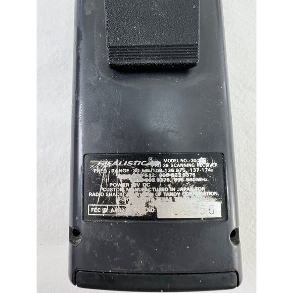 Realistic PRO-39 Hyperscan 200-Channel Programmable Scanner With Antenna UHF/VHF - Picture 7 of 9